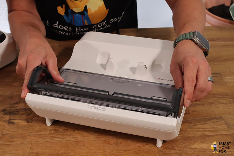 Станция Tineco Floor One S6 в процессе тестирования